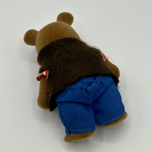 Vintage Maple Town Bobby Bear Family Set 5 Figures Miniature Collectible 1986 - Picture 9 of 13